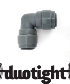 DUOTIGHT 8mm(5/16) Push In Elbow Piece (Double O-Ring)