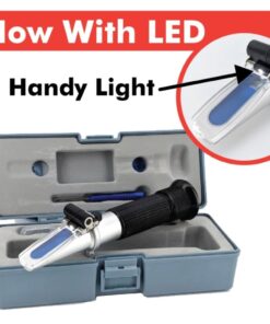 Portable Refractometer with ATC & LED Light