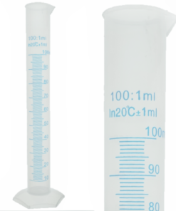 100mL Polypropylene Measuring Cylinder - 1mL Graduations