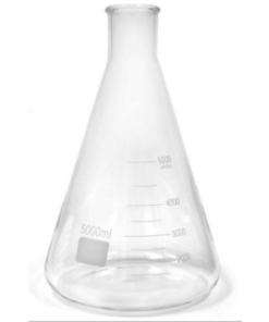 Erlenmeyer Conical Flask 5000ml (Borosilicate) (5L)