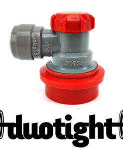 duotight 8mm (5/16") x Ball Lock Disconnect (Grey+ Red/Gas)