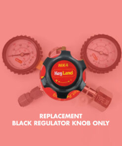 Replacement Black Plastic Knob for MK4 Regulator