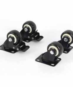 Series 4 & Series X - Replacement 1.5 inch Rubber Castor Wheels (4/set including 2 with brake)