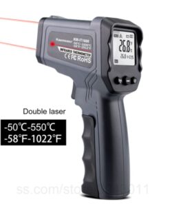 Double Laser Infrared Thermometer Gun -50°C ~580°C