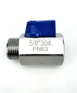 5/8 Stainless Ball Valve (Female x Male) for Keg Couplers