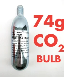 74g Big Bulb CO2 Cartridge 5/8-18UNF Thread