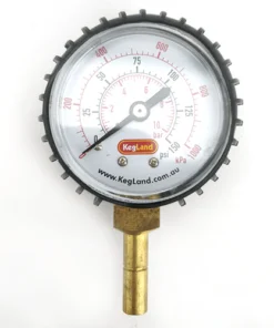 8mm 5/16 Push in Pressure Gauge 0-150psi