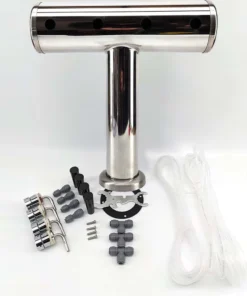 4 Tap T-Bar Brushed Stainless Font Kit (duotights, shanks, handles, EVABarrier)