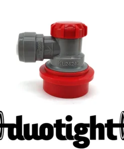 duotight 6.35mm (1/4) x Ball Lock Disconnect - (Grey + Red Gas)