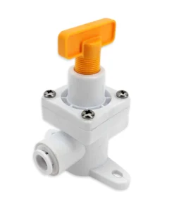 8mm duotight - (No Gauge) Inline Regulator with Yellow Adjustment Handle