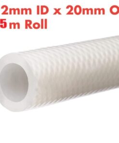 Braided Reinforced Silicone Hose 12mm ID x 20mm OD 5m Meter Length