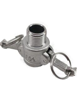 1/2 Inch Type B Camlock - Female Cam x Male BSPT Thread