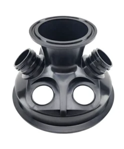 4 Inch TC Pre-Drilled Glycol Pressure Lid with 2 Inch TC Port